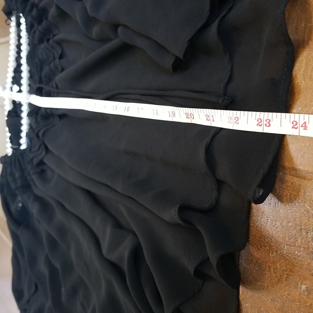 Mystree Sheer Black Blouse - Picture 5 of 8